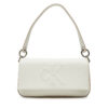 Дамска чанта Calvin Klein Sculpted Flap Shoulder Pouch LV04K3148G Бял цвят на ниска цена