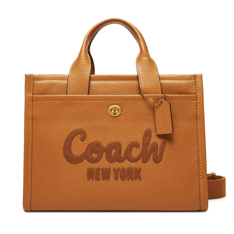 Дамска чанта Coach CAM75 B4T7J Кафяв цвят на ниска цена