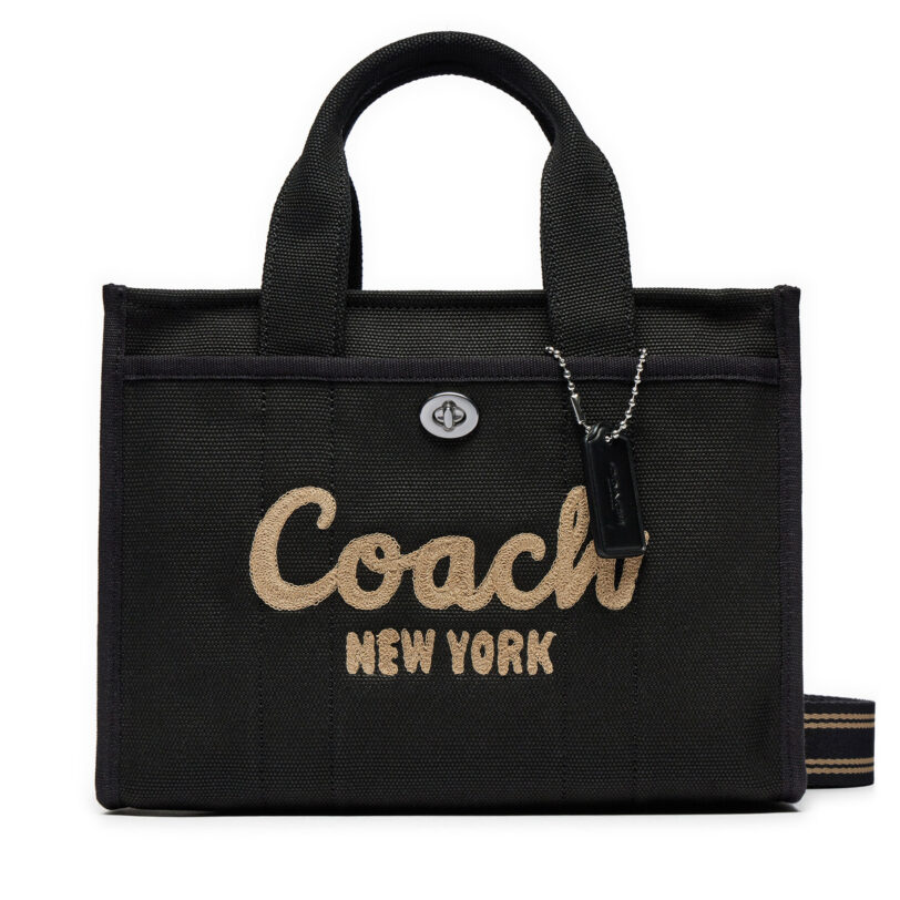 Дамска чанта Coach Cargo CP164 Черен цвят на ниска цена