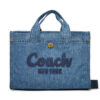 Дамска чанта Coach Cargo CR657 B4/IN Син цвят на ниска цена