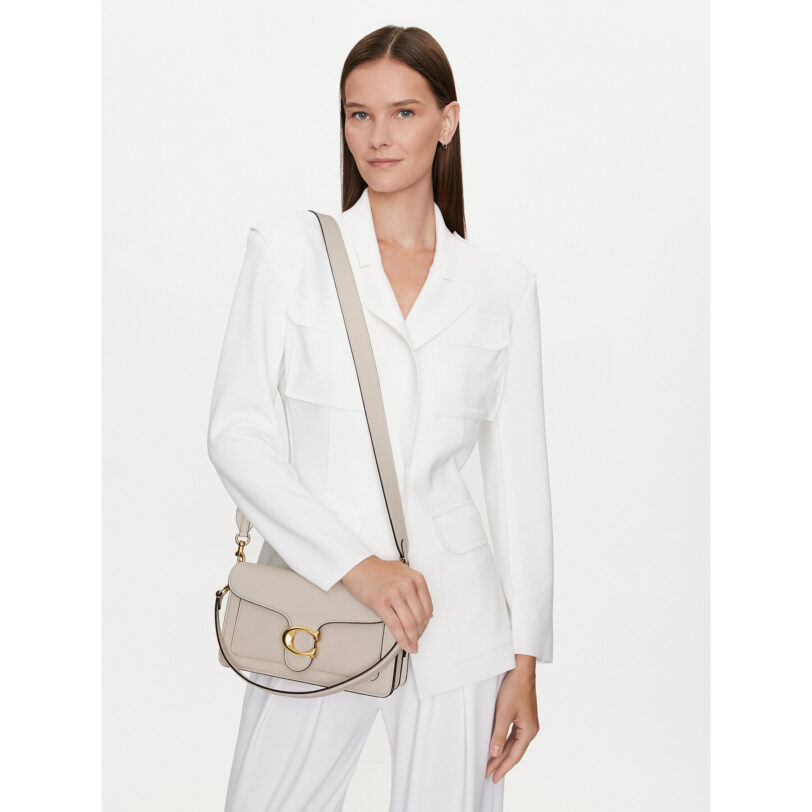 Дамска чанта Coach Pbbl Tab Sb 26 Rf CH857 Екрю цвят на ниска цена