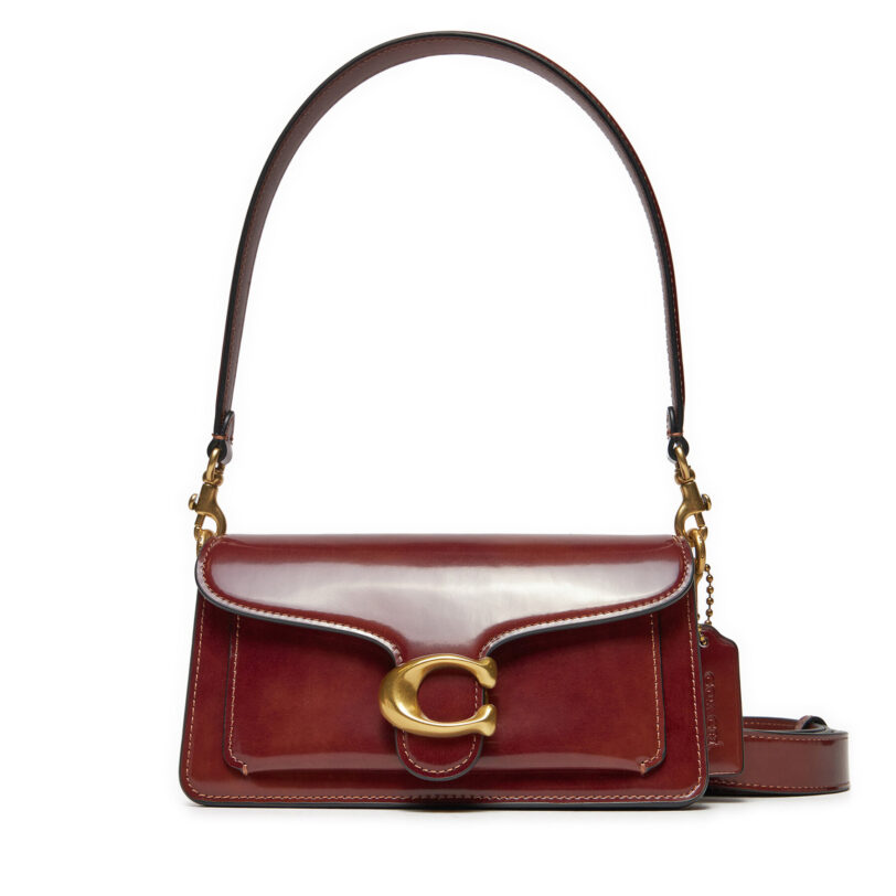 Дамска чанта Coach Tabby CW632 Кафяв цвят на ниска цена