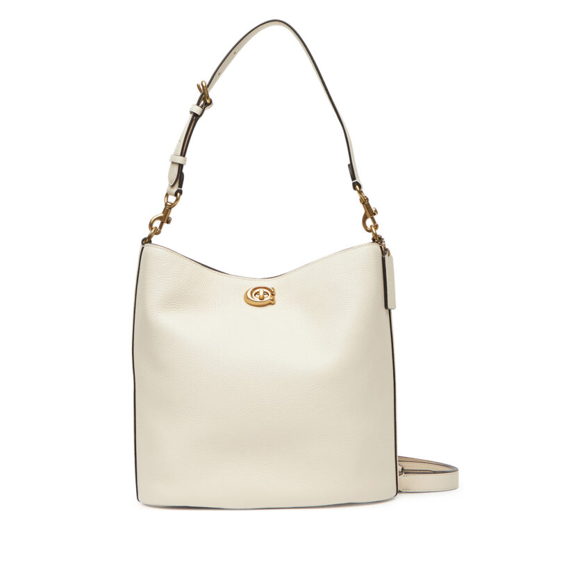 Дамска чанта Coach Willow CW624 Бял цвят на ниска цена