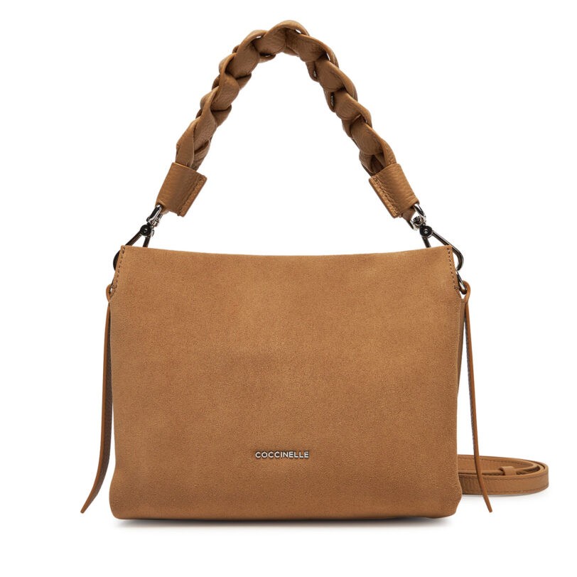 Дамска чанта Coccinelle E1 P6P 58 01 01 Кафяв цвят на ниска цена