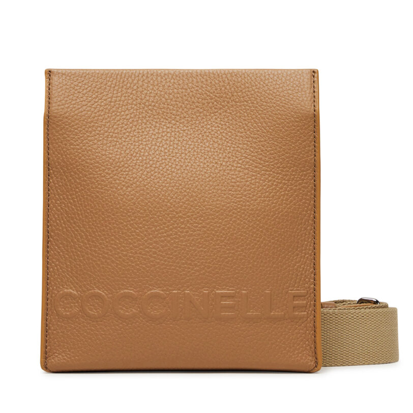 Дамска чанта Coccinelle E1 QBB 15 01 01 Кафяв цвят на ниска цена