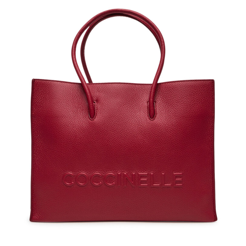 Дамска чанта Coccinelle E1 QBB 18 02 01 Бордо цвят на ниска цена