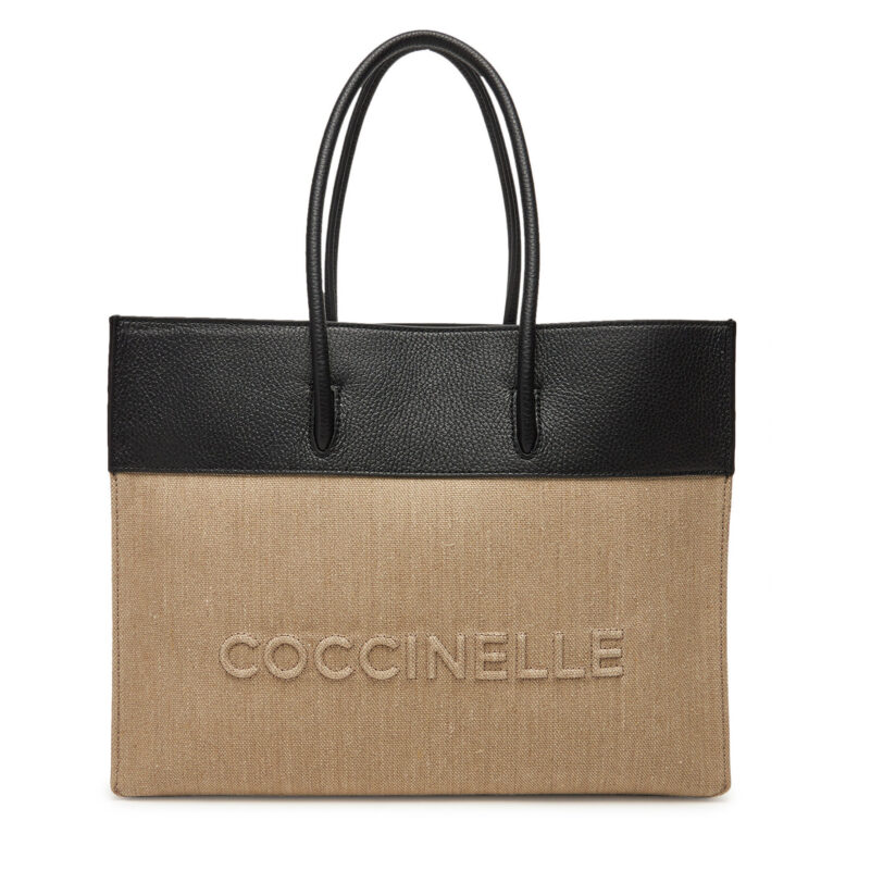 Дамска чанта Coccinelle E1 S91 18 02 01 Бежов цвят на ниска цена