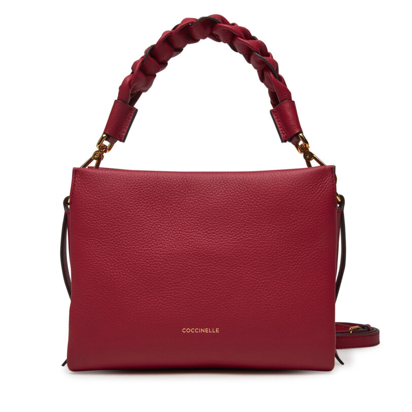 Дамска чанта Coccinelle M50 Boheme Grana Double E1 M50 58 01 01 Бордо цвят на ниска цена