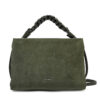 Дамска чанта Coccinelle P6P Boheme Suede Bimaterial E1 P6P 19 02 01 Зелен цвят на ниска цена