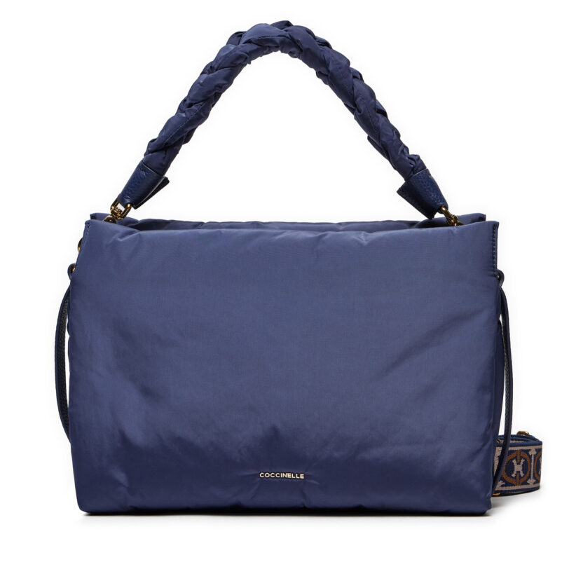 Дамска чанта Coccinelle RT2 Boheme Puffy Nylon E1 RT2 19 02 01 Тъмносин цвят на ниска цена