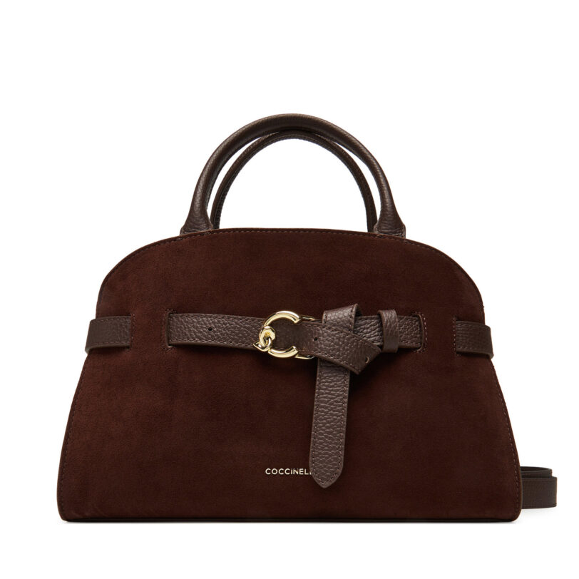 Дамска чанта Coccinelle TLB Coccinellesabine Suede Bi E1 TLB 18 02 01 Кафяв цвят на ниска цена