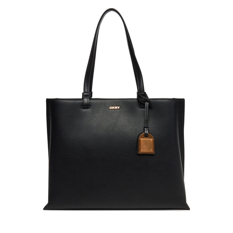Дамска чанта DKNY Alya R44A1I52 Черен цвят на ниска цена