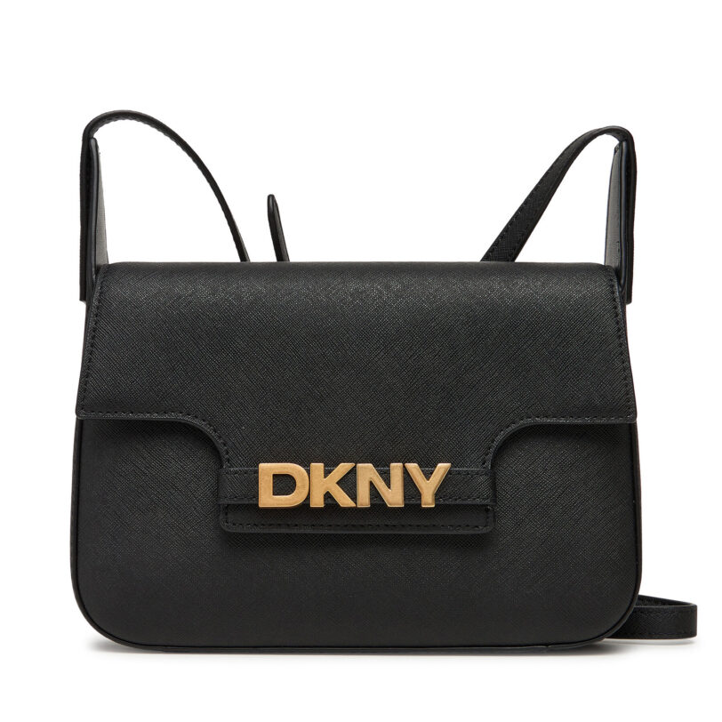 Дамска чанта DKNY Avril Crossbody R52EKJ30 Черен цвят на ниска цена