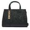 Дамска чанта DKNY Avril R43EYG56 Черен цвят на ниска цена