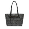 Дамска чанта DKNY Bryant Ave Md Tote R42AYE20 Черен цвят на ниска цена