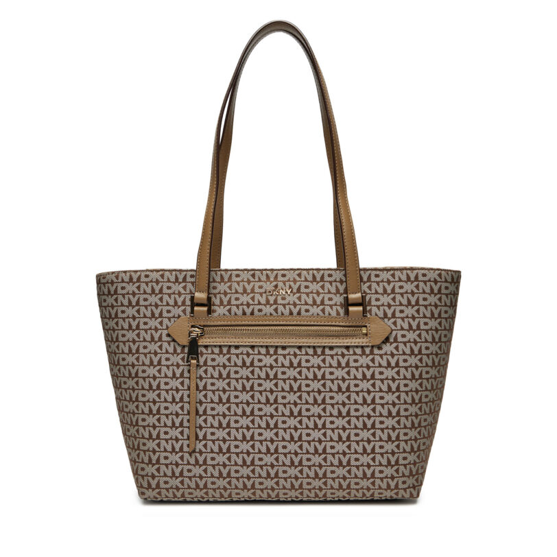Дамска чанта DKNY Bryant R43AFE20 Кафяв цвят на ниска цена