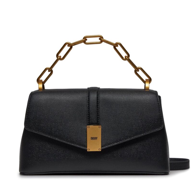Дамска чанта DKNY Conner R343RB25 Черен цвят на ниска цена