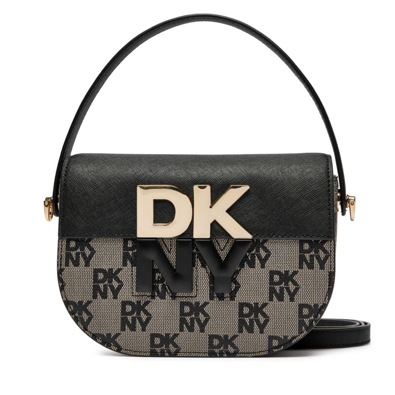 Дамска чанта DKNY Echo Sm Flap Cbody R42EYE28 Черен цвят на ниска цена