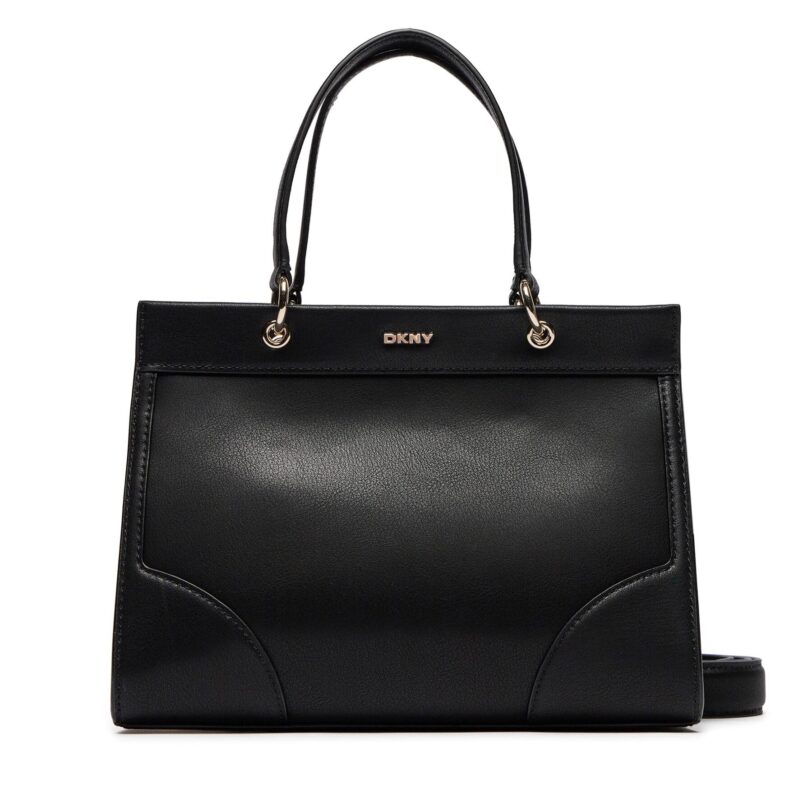 Дамска чанта DKNY Gramercy Mini Top Zi R41DKC03 Черен цвят на ниска цена