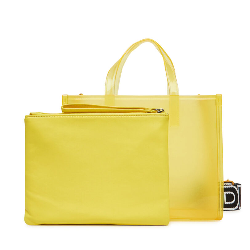 Дамска чанта DKNY Hadlee R51AVC80 Жълт цвят на ниска цена