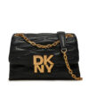 Дамска чанта DKNY Minna R433KG75 Черен цвят на ниска цена