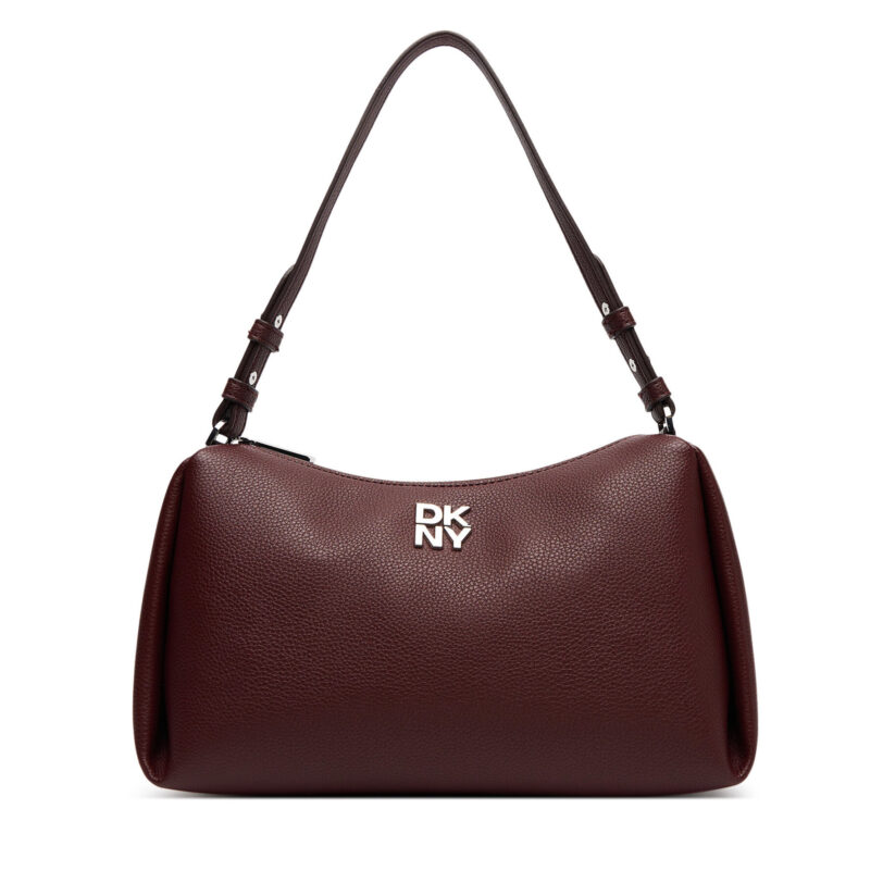 Дамска чанта DKNY R423AE54 Бордо цвят на ниска цена