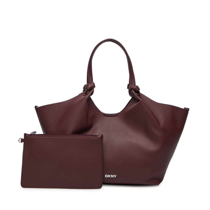 Дамска чанта DKNY R42BAE49 Бордо цвят на ниска цена