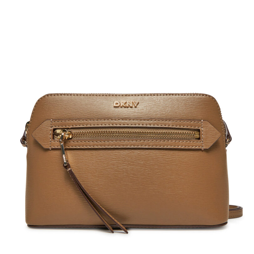 Дамска чанта DKNY R42EKE17 Кафяв цвят на ниска цена