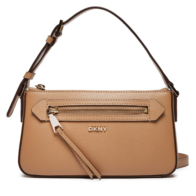 Дамска чанта DKNY R42HKE18 Кафяв цвят на ниска цена