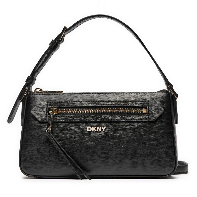 Дамска чанта DKNY R42HKE18 Черен цвят на ниска цена