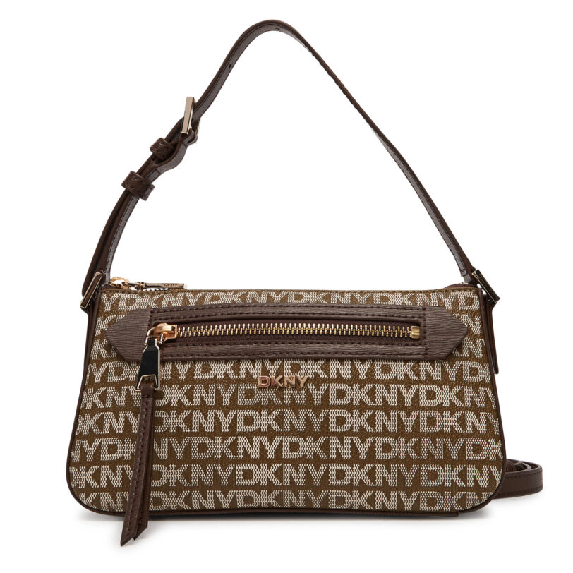 Дамска чанта DKNY R42HYE18 Кафяв цвят на ниска цена