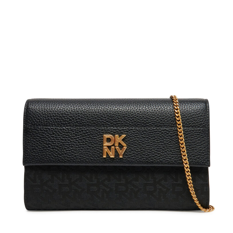 Дамска чанта DKNY R445FI72 Черен цвят на ниска цена