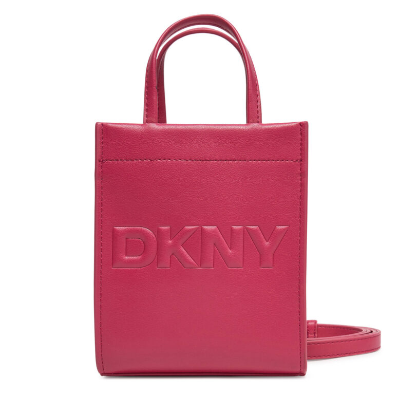 Дамска чанта DKNY R44AZI34 Бордо цвят на ниска цена