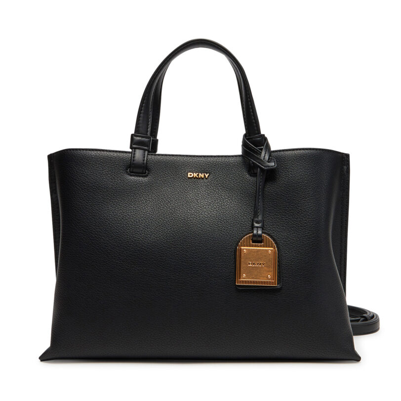 Дамска чанта DKNY R44D1I53 Черен цвят на ниска цена