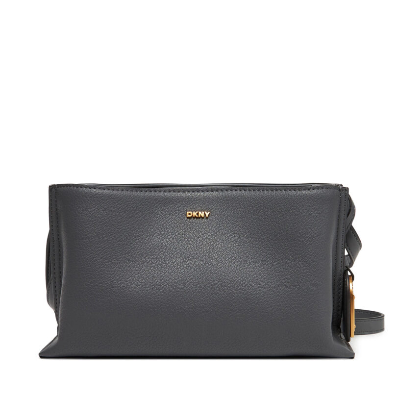 Дамска чанта DKNY R44E1I54 Сив цвят на ниска цена