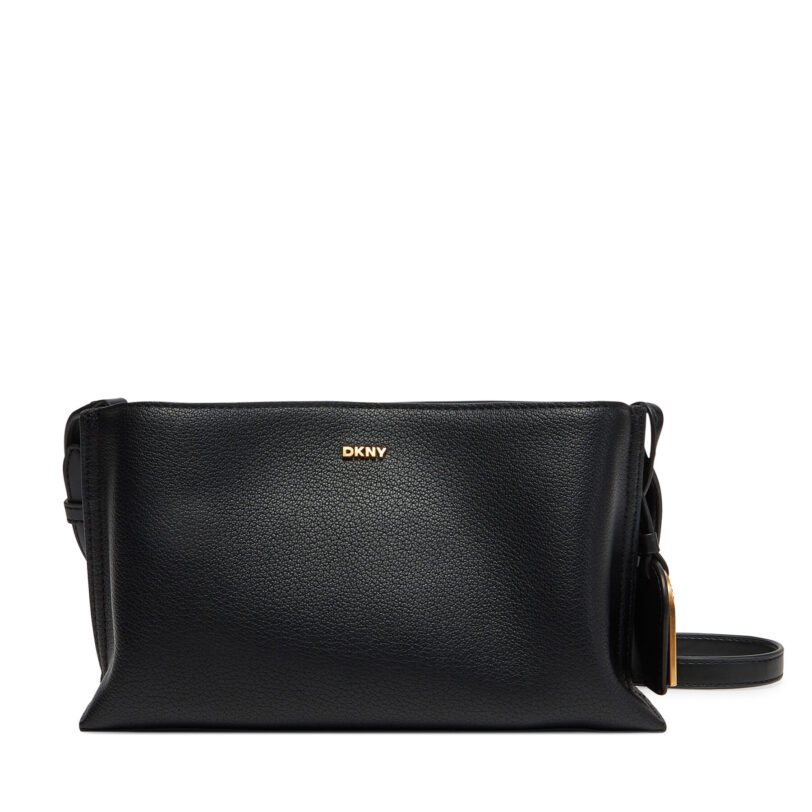 Дамска чанта DKNY R44E1I54 Черен цвят на ниска цена