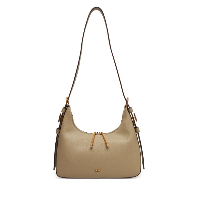 Дамска чанта DKNY R44EAI65 Кафяв цвят на ниска цена