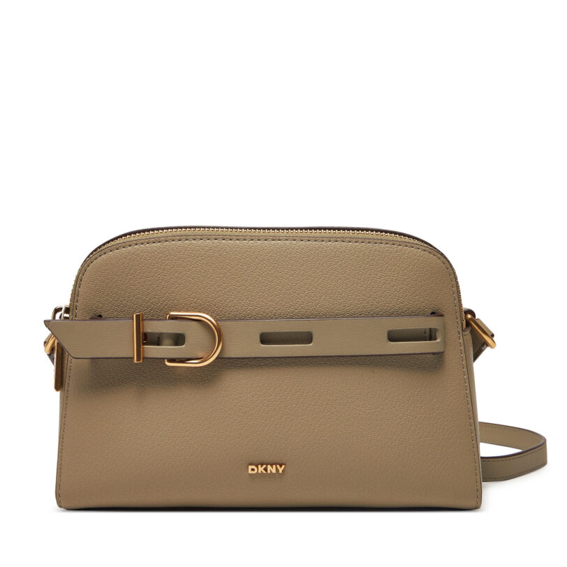 Дамска чанта DKNY R44EAI69 Кафяв цвят на ниска цена