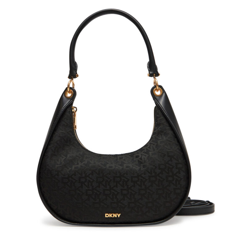 Дамска чанта DKNY R44EFI49 Черен цвят на ниска цена