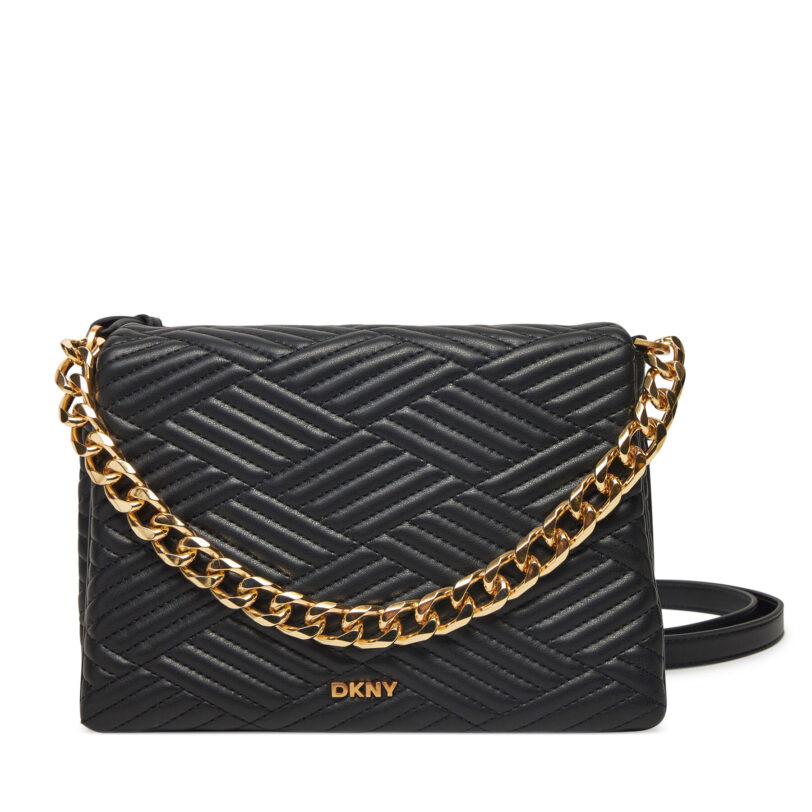 Дамска чанта DKNY R44EKI05 Черен цвят на ниска цена
