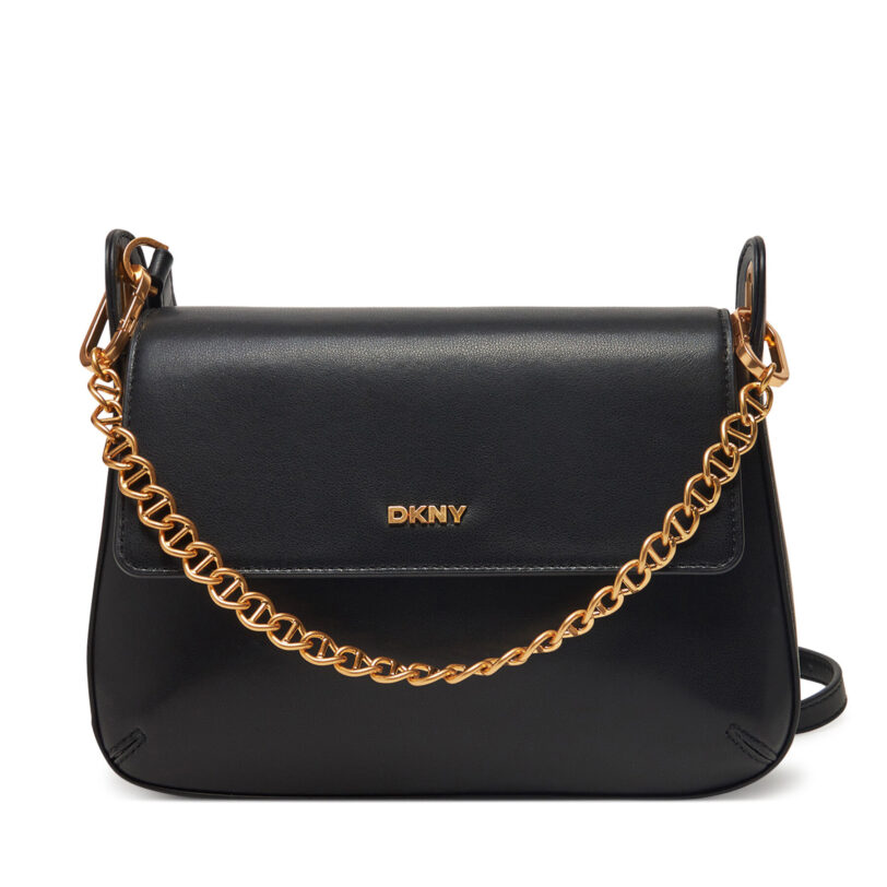 Дамска чанта DKNY R44EKI55 Черен цвят на ниска цена