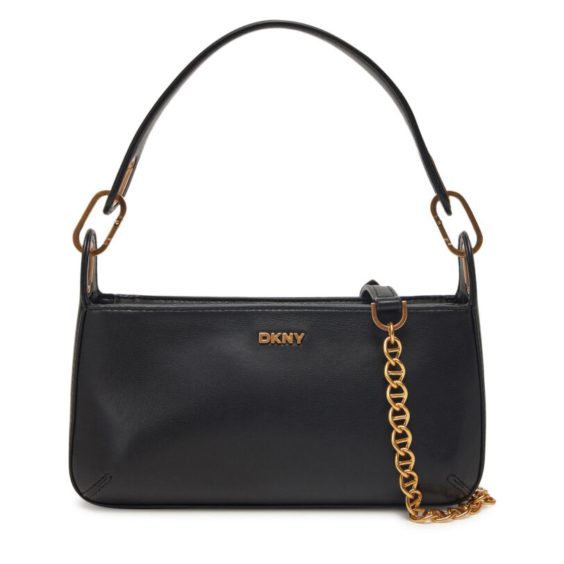 Дамска чанта DKNY R44EKI56 Черен цвят на ниска цена