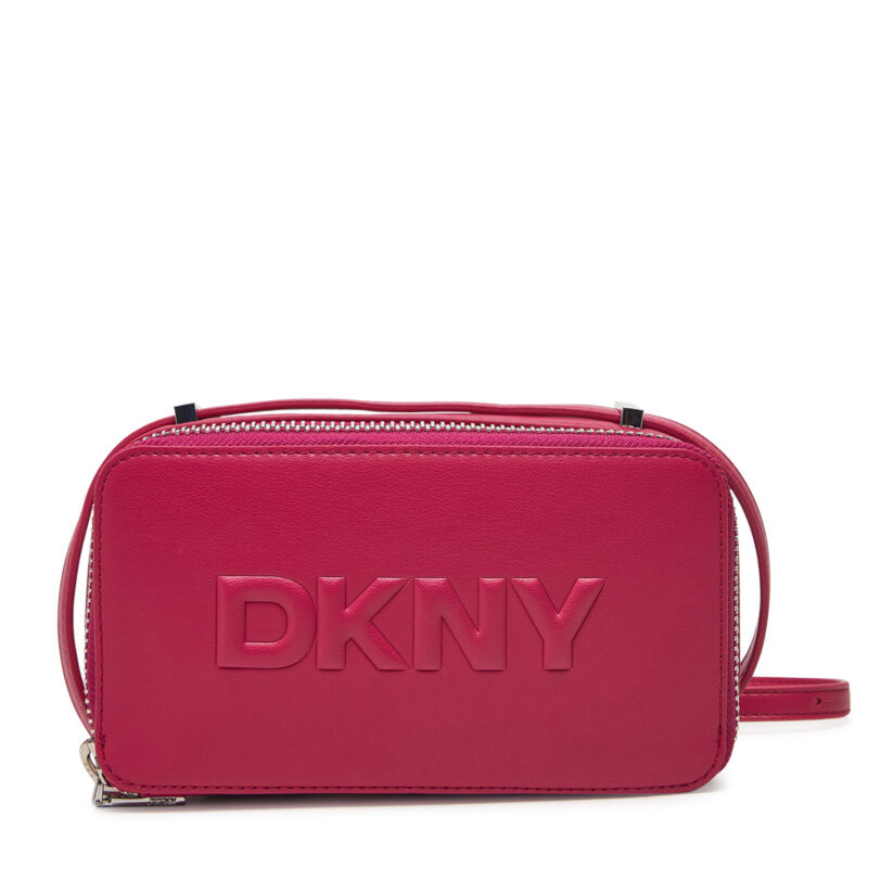 Дамска чанта DKNY R44EZI35 Бордо цвят на ниска цена