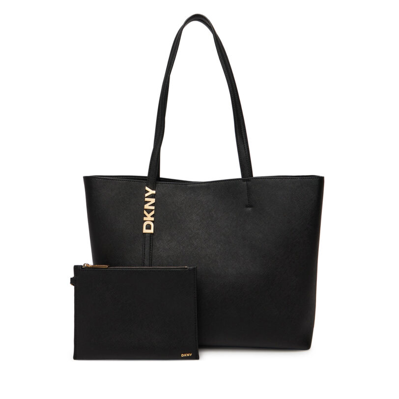 Дамска чанта DKNY R52AKG54 Черен цвят на ниска цена