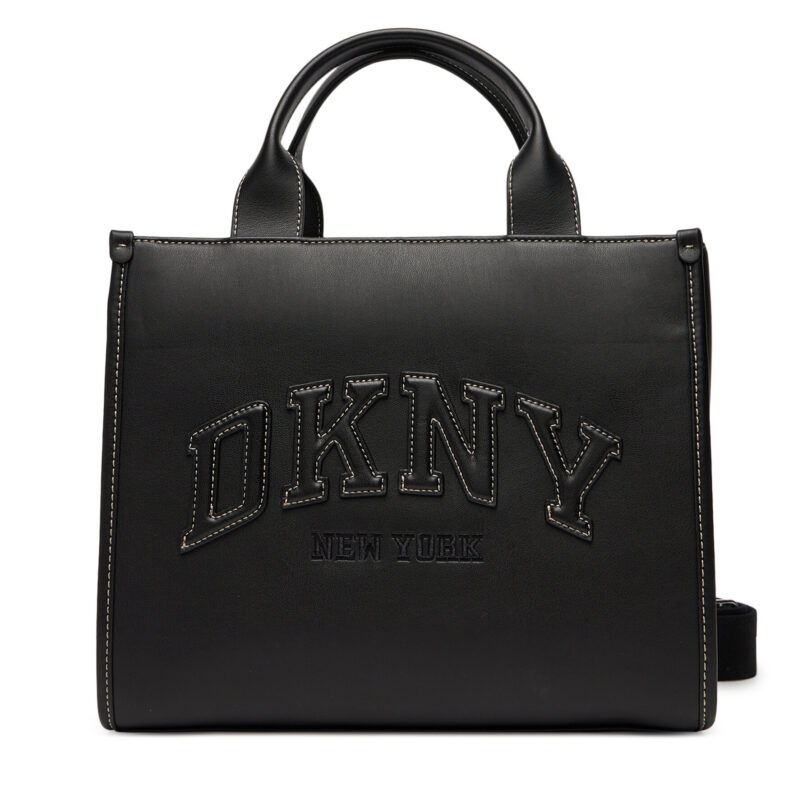 Дамска чанта DKNY R52AQR57 Черен цвят на ниска цена