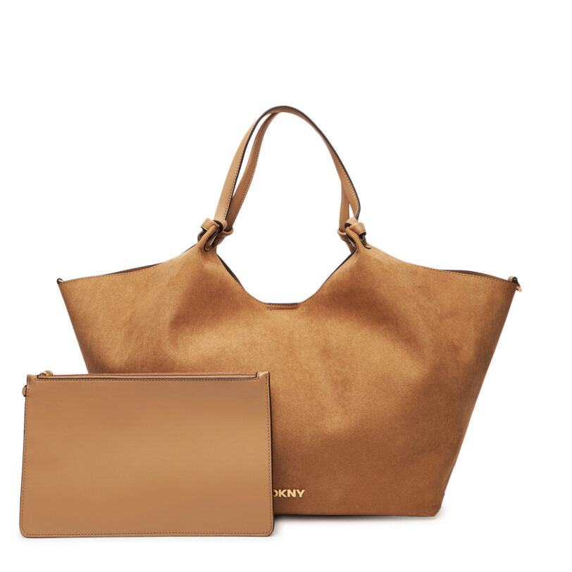 Дамска чанта DKNY R52BME48 Кафяв цвят на ниска цена