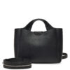 Дамска чанта DKNY Willa R43DYG33 Черен цвят на ниска цена