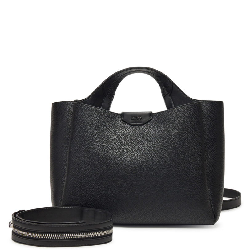 Дамска чанта DKNY Willa R43DYG33 Черен цвят на ниска цена