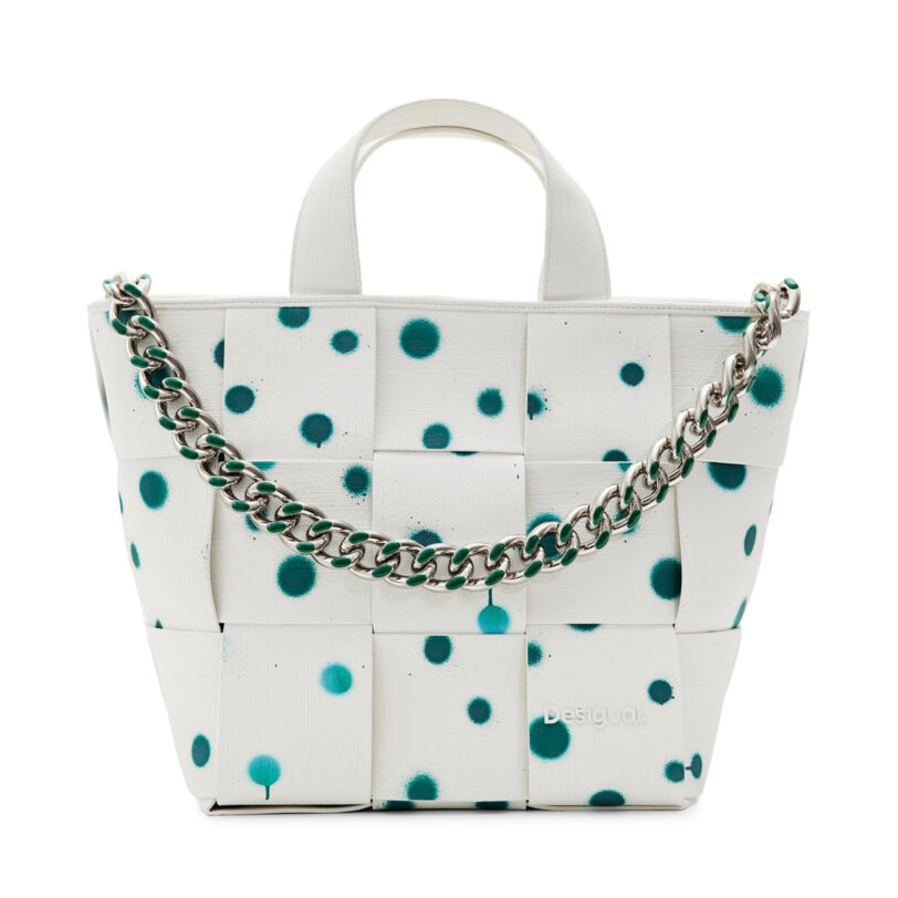 Дамска чанта Desigual 24SAXP60 Бял цвят на ниска цена