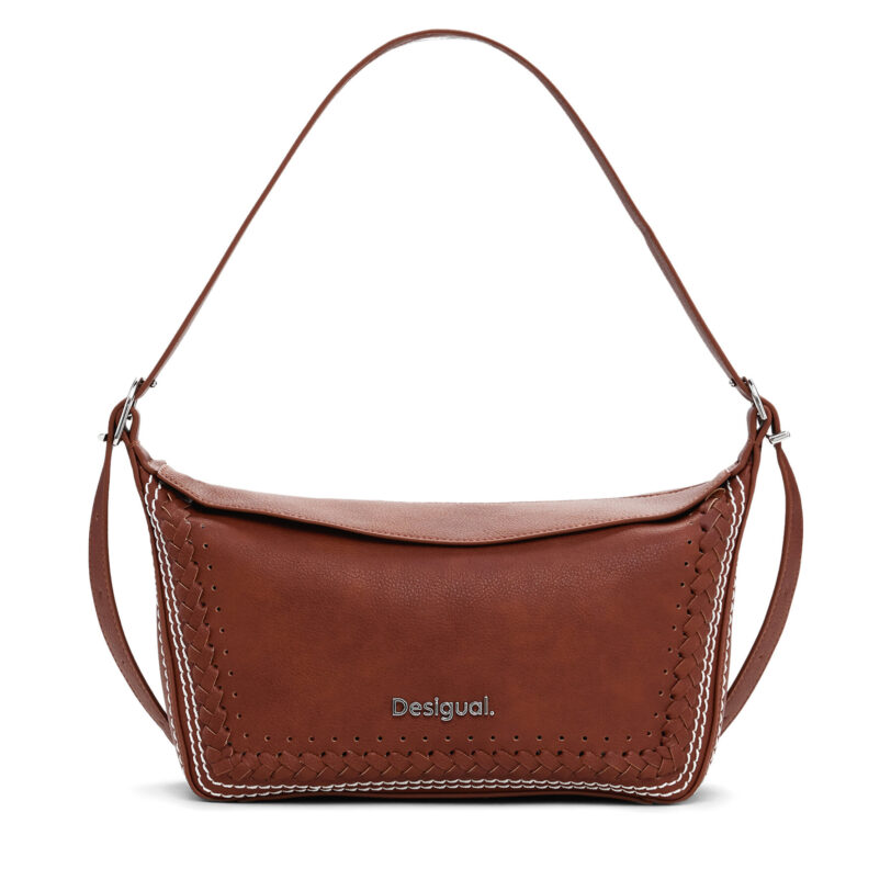 Дамска чанта Desigual 25SAXP52 Кафяв цвят на ниска цена